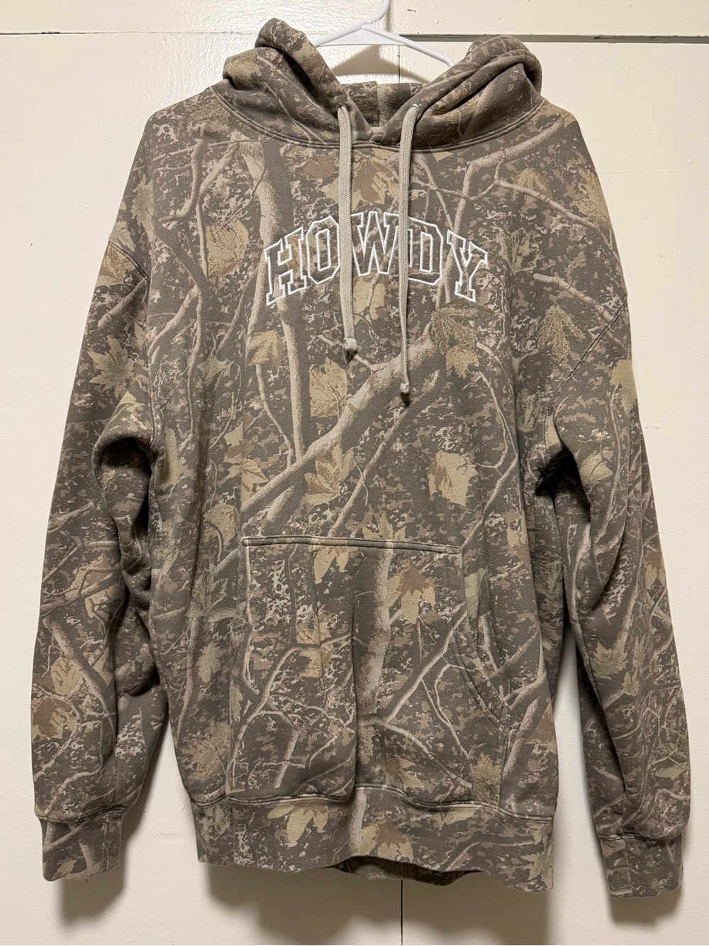 Simply Sage Market Howdy Camo Pullover Hoodie - Women's Size M